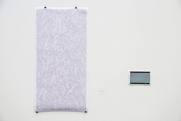 Print and video - Exhibition "Data Textiles" La Manufacture, Roubaix