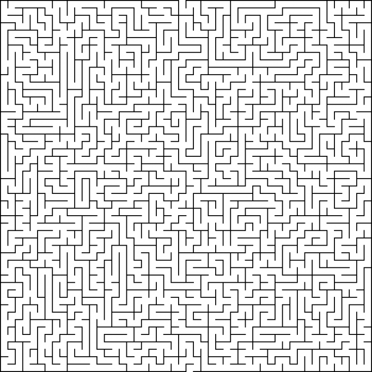 Maze generation algorithm