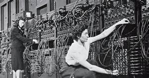 The "programmer" and "operator" job titles were not originally considered professions suitable for women. The labor shortage created by World War II helped enable the entry of women into the field