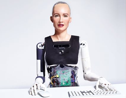 The most recognizable face of humanoids is that of Sophia, a social humanoid developed by Hong Kong based Hanson Robotics.
