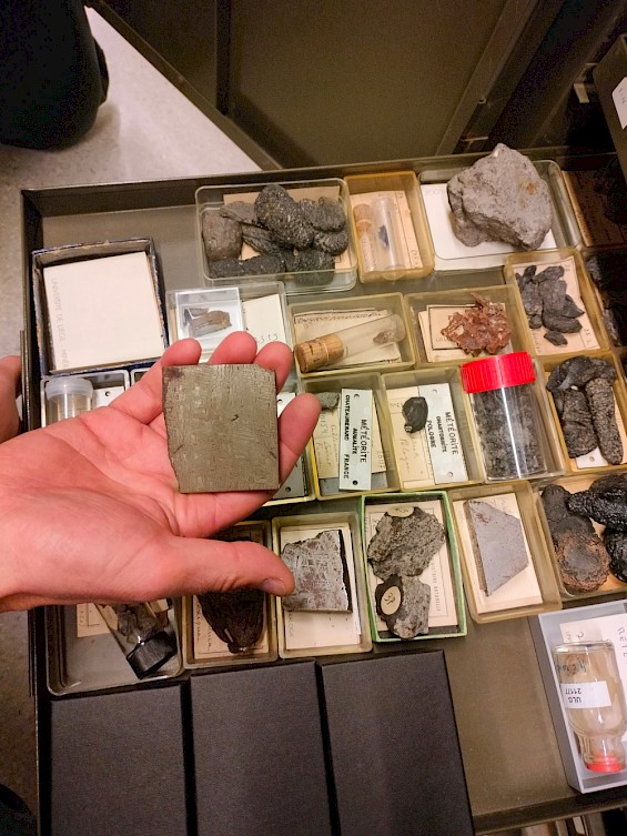 Mineralogy dep. of university of Liège meteorite collection