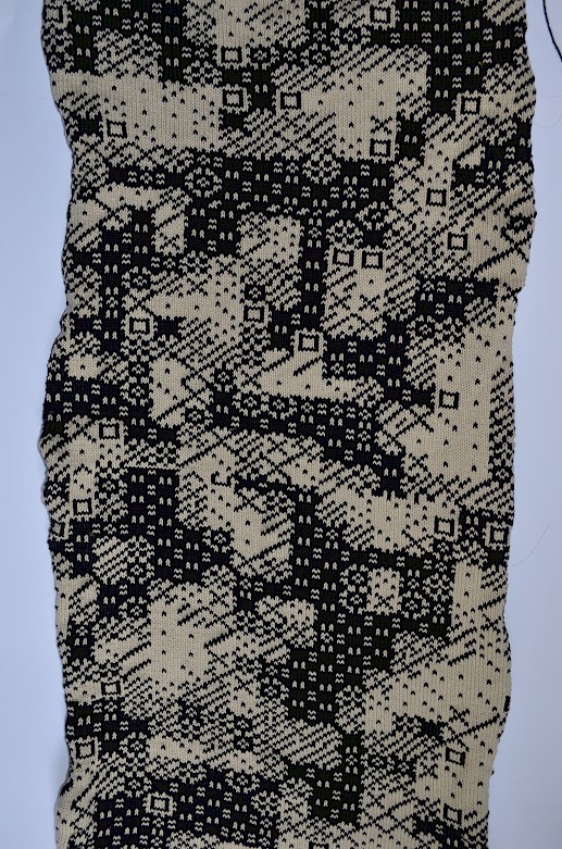 Ker Thiosane motif géneré d'un bruit brownien,