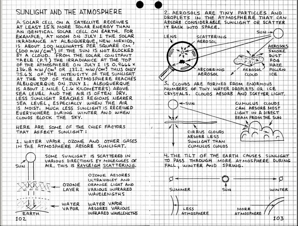 Forest Mims notebook
